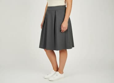 szara spódnice rozkloszowane: Xana, Spódnica damska, rozmiar XL — 1