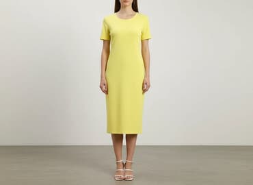 shein zolta sukienka: Sinsay, Sukienka damska, rozmiar M — 6