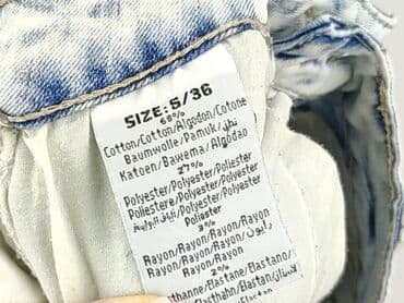 koszulka w niebieskie paski: Szorty damskie, S — 4