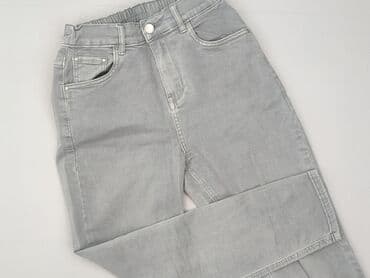 srebrne legginsy: Jeansy damskie, S — 1