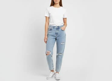 terranova spodnie z wysokim stanem: Terranova, Jeansy damskie, rozmiar XL — 6