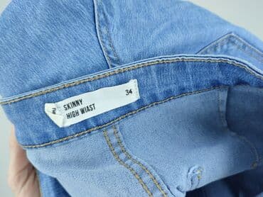 majtki do stroju kąpielowego wysoki stan: Skinny, Jeansy damskie, XS — 5