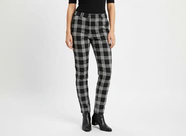 hm buty sniegowce: H&M, Spodnie materiałowe damskie, rozmiar M — 7