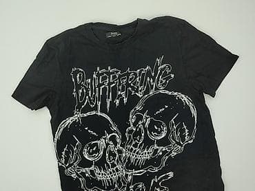 czarne dresy: Bershka, Koszulka dla mężczyzn, rozmiar L — 1