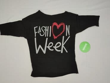 czarne t shirty damskie w serek: T-shirt damski, rozmiar M — 2