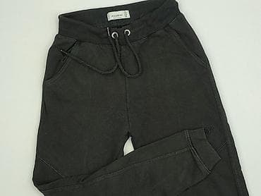 czarne dresy stradivarius: PULL&BEAR, Spodnie dresowe damskie, rozmiar XS — 1