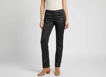 długie spodnie damskie dla wysokich: Spodnie materiałowe damskie, rozmiar L — 5