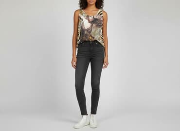 koszulka na ramiączkach plus size: T-shirt damski, rozmiar S — 6