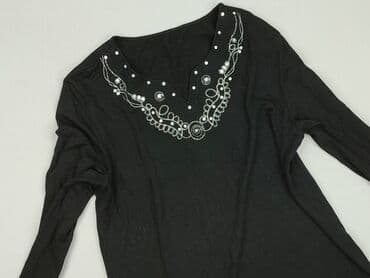czarne bluzki ze srebrną nitką: Bluzka damska, rozmiar S — 2