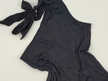 czarne bluzki wiązane pod szyją: Top damski, rozmiar S — 1