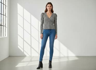 koszula w kratę damska shein: Shein, Bluzka damska, rozmiar L — 1