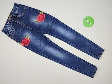 haftowane dżinsy: Denim, Jeansy damskie, rozmiar XS — 2