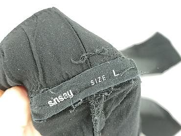 sweatshirts black: Sinsay, Spodnie dresowe damskie, rozmiar L — 4