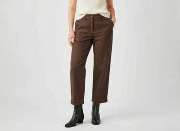 sizeer buty air force: H&M, Material trousers for women, size S — 9