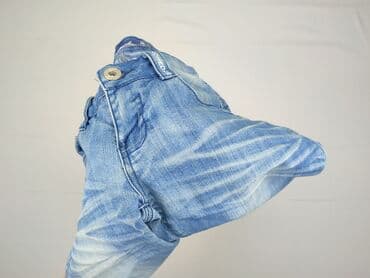 cropped blue jeans: Dromedar, Spodnie 3/4 damskie, rozmiar S — 6