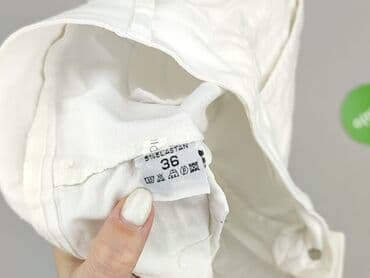 białe spodnie new yorker: Spodnie materiałowe damskie, rozmiar S — 4