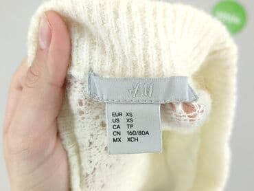 bialy sweterek hm: H&M, Sweter damski, rozmiar XS — 4