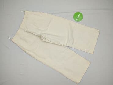 legginsy woskowane wysoki stan: Material trousers for women, M — 3