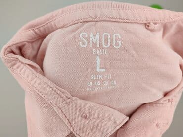 smog t shirt regular fit: SMOG, Koszulka polo dla mężczyzn, rozmiar L — 4