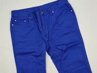 Women: Material trousers for women, size 2XL (EU 44) — 1