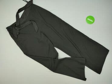 szerokie spodnie pepco: Papaya, Spodnie materiałowe damskie, rozmiar L — 2