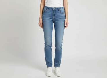 c a spodnie damskie z wysokim stanem: Jeanswear, Jeansy damskie, rozmiar M — 1