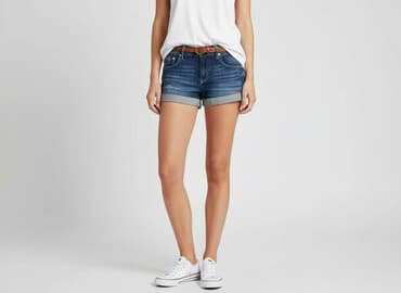 krótkie spodenki jeansowe hm: H&M Divided, Szorty damskie, rozmiar S — 7