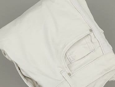 białe damskie jeansy: Denim, Jeansy damskie, rozmiar M — 8