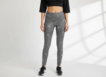 legginsy wyszczuplające fitness: Legginsy Sportowe damskie, rozmiar S — 5