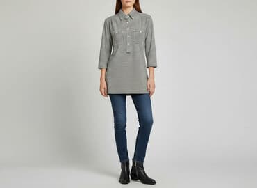 bluzki w prążki: MNG Suit, Koszula damska, rozmiar S — 6