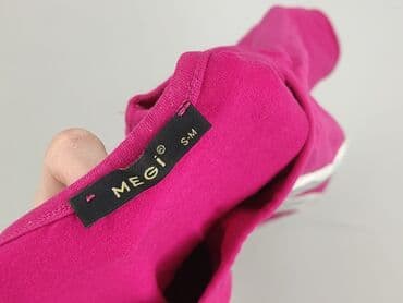 koszulka w paski z serduszkiem: MEGI, Bluzka damska, M — 4