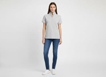 koszulki bez rękawów damskie karl lagerfeld jeans: Calvin Klein Jeans, Damska koszulka polo, rozmiar L — 1