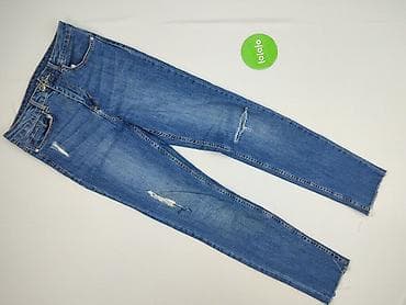 spodnie brazowe hm: H&M Divided, Jeansy damskie, rozmiar S — 2