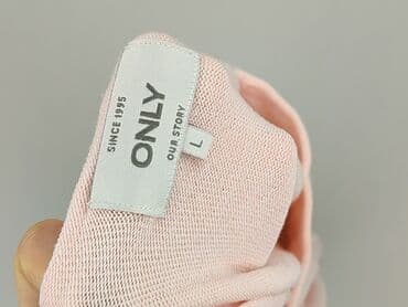 bordowy sweter: ONLY, Sweter damski, L — 4