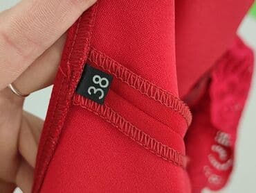 czerwone sukienki plus size: Women's blouse, size M (EU 38) — 5
