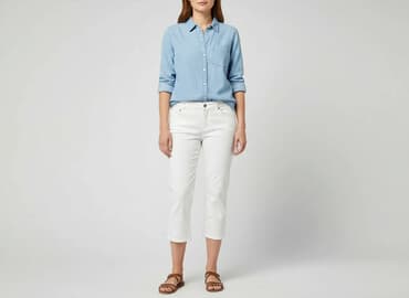 spodnie damskie ocieplane jeansy: F&F, Jeansy damskie, rozmiar XL — 7