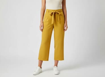 kuloty damskie jeansy: Primark, Spodnie materiałowe damskie, rozmiar S — 7