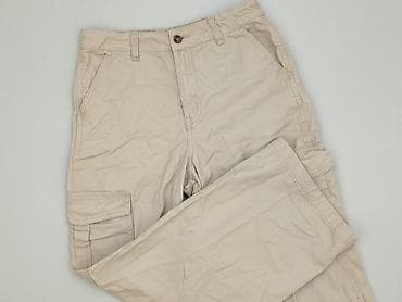 cargo pull and bear: Pozostałe spodnie dziecięce 13 lat, stan - Bardzo dobry, wzór - Jednolity kolor, kolor - Beżowy — 1