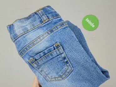 czerwone spodnie z lampasami: Spodnie jeansowe, 1.5-2 lat, 98, stan - Bardzo dobry — 7