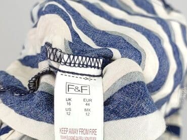 spodnie plus size: F&F, Material trousers for women, size XL — 5