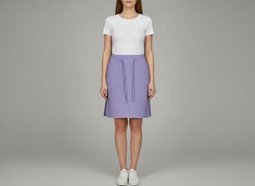 spódnice rozkloszowane midi z kieszeniami: Spódnica damska, L — 6