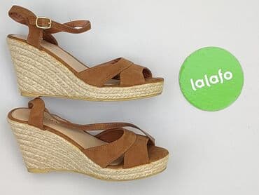 sandalki biale: Primark, Sandały damskie, rozmiar 39 — 4