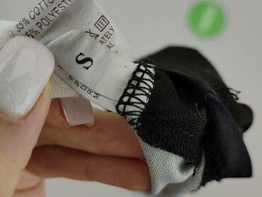 czarne bluzki w czerwone kwiaty: Bluzka damska, rozmiar S — 6