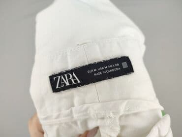 lidl białe spodnie: Zara, Spodnie materiałowe damskie, M — 4