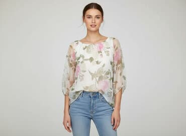 bluzka w kwiaty new yorker: Bluzka damska, rozmiar S — 1