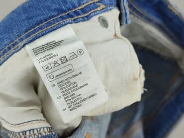 hm krótkie spodenki dzins low waist: H&M, Szorty damskie, rozmiar S — 5