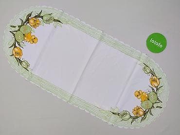 fartuch do ogrodu: Obrus 36 x 80, kolor - Biały, stan - Bardzo dobry — 2