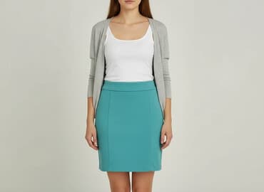 spódnice dopasowana mini: House, Spódnica damska, rozmiar S — 6