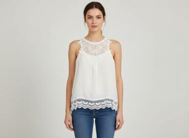 bluzy cropp damskie: Bluzka damska, rozmiar L — 6