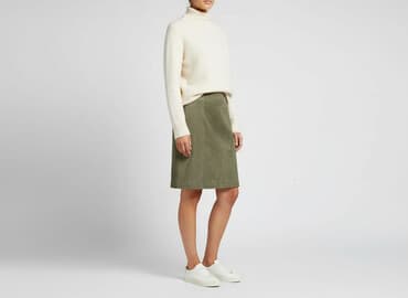 spódniczka khaki: Spódnica damska, rozmiar S — 6